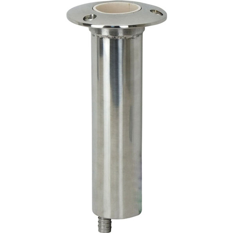 Rod Holder Heavy Duty Cast Round Head Flush Mount Straight