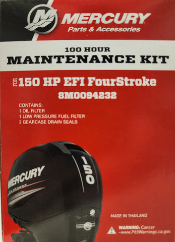 8M0094232 - 100 Hour Service Kit 150hp EFI