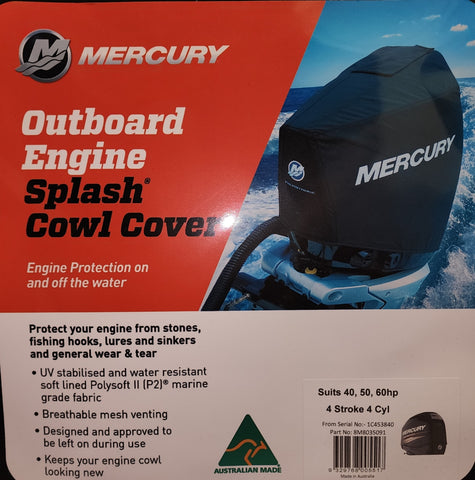 8M8035091 - Outboard Cover - 40/50/60hp 4 Stoke 4 Cyl - 1C453840 UP