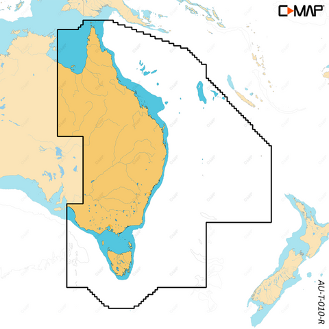 Simrad NSX - Reveal X C-MAP Charts - East Coast Australia